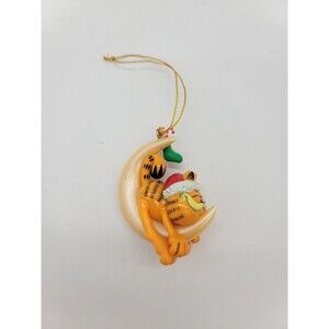 20 Years of Garfield 1996 Garfield Asleep on Crescent Moon Trim a Tree Ornament